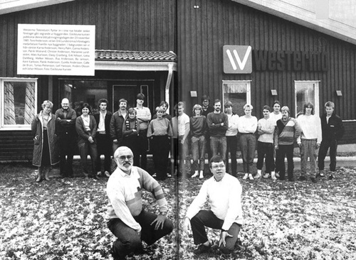 Inauguration fo the factory, 1985