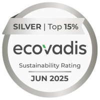 EcoVadis Silver medal, June, 2025.