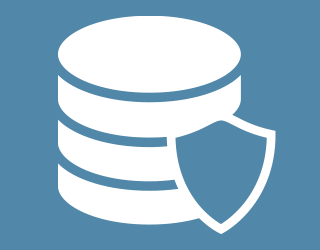 Industrial cybersecurity icon.