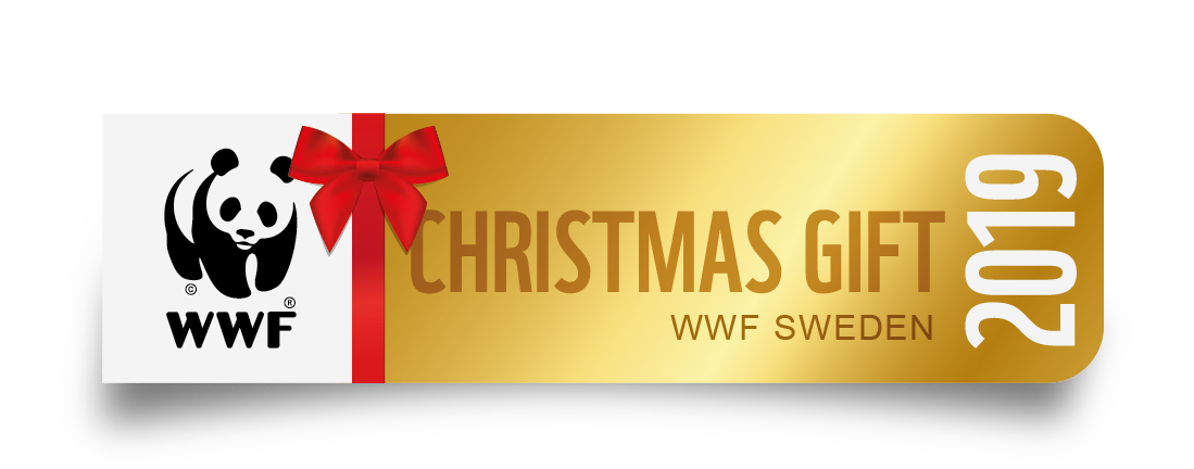 WWF christmas gift 2019 badge.