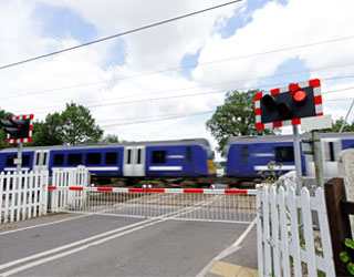 Train crossing spot