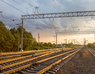Railway and electrical lines