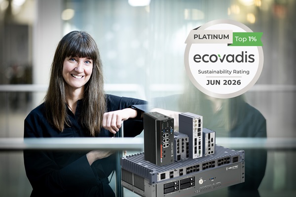Lena Westerholm and the EcoVadis Platinum Medal