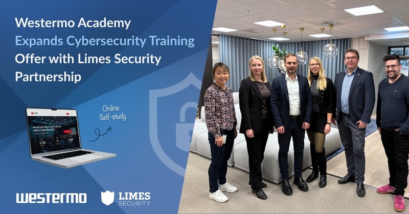 Westermo Academy expands Cybersecurity training offer with Limes Security partnership.