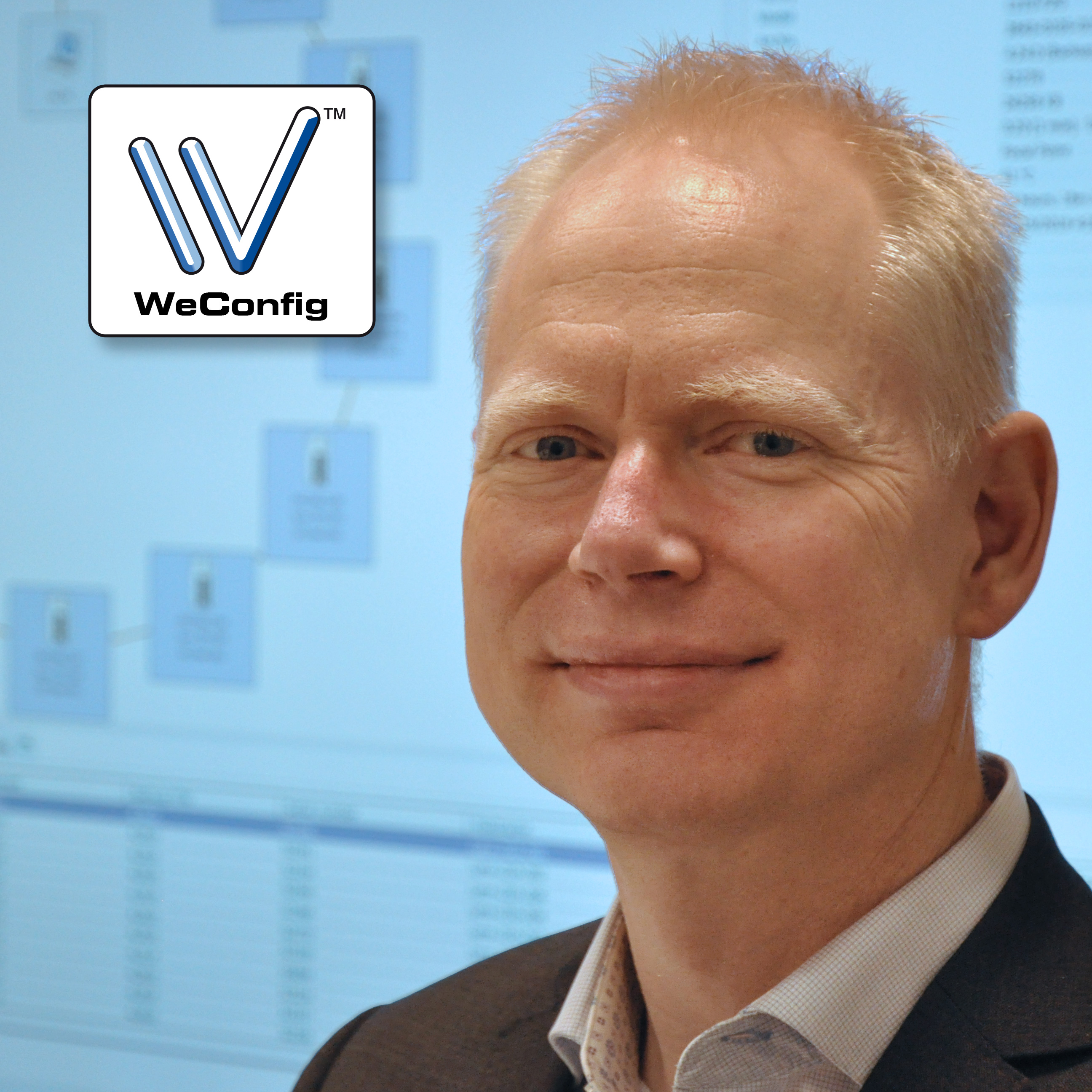 Westermo's Anders Hanberg presenting WeConfig version 1.9.