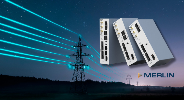 Image of power distribution and the Merlin product range.