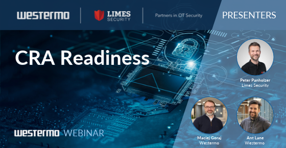 Cyber Resilience Act readiness webinar with OT security experts Limes Security and industrial networks manufacturer Westermo