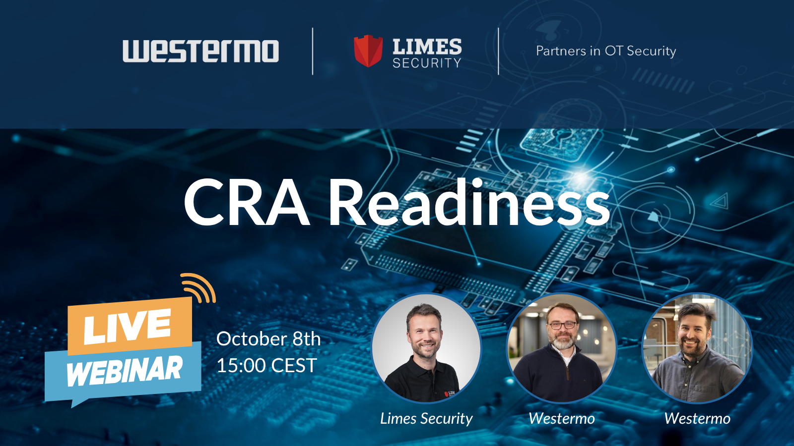 CRA Readiness webinar with Westermo and Limes Security