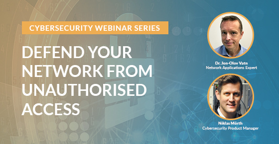 Westermo cybersecurity webinar in spoofing and perimeter protection.