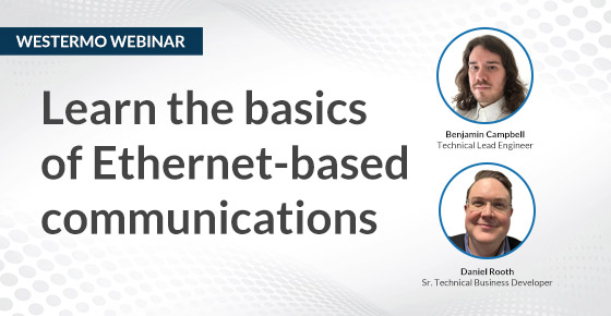 Westermo webinar on Ethernet-based communications