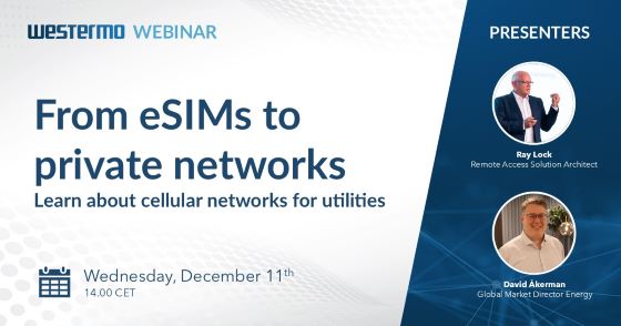 From eSIMS to private networks webinar