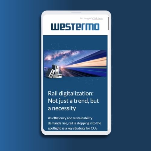 Sign up to the Westermo newsletter