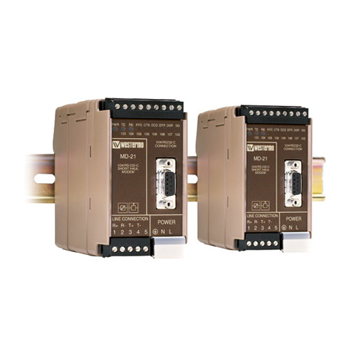 20 mA Current loop (TTY) converter by Westermo.