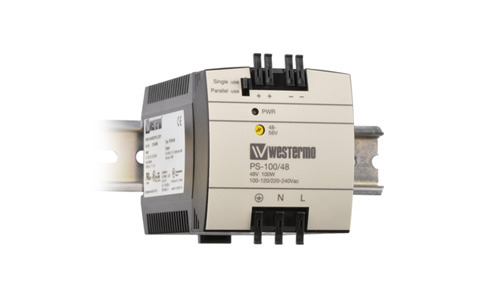 DIN-Rail PoE Ready PSU PS-100 by Westermo