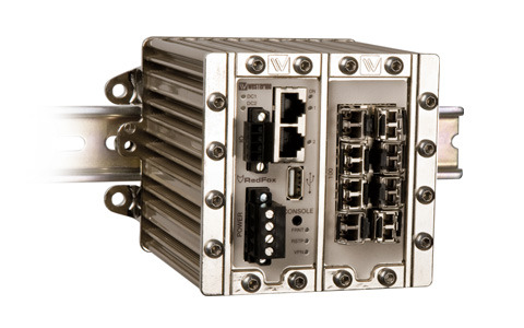 Rugged Industrial Routing Switch RFI-10-F8 by Westermo.