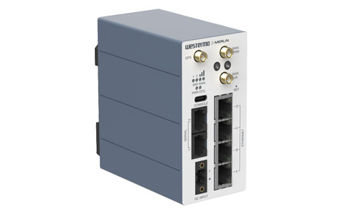 Industrial 4G LTE Cellular Router Merlin 4407 T4 S2 LV Westermo