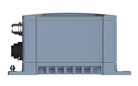 Westermo Ibex-RT-280 IWLAN Dual Fibre Access Point, back view.