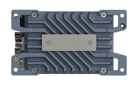 Westermo Ibex-RT-280 IWLAN Dual Fibre Access Point, bottom view.
