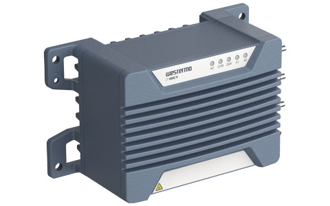 Front view of the Ibex-RT-370 WLAN Infrastructure Access Point by Westermo.