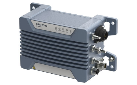 Front view of the Ibex-RT-370 WLAN Infrastructure Access Point by Westermo.