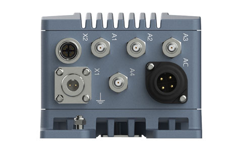 Side view of the Ibex-RT-370 WLAN Infrastructure Access Point by Westermo.