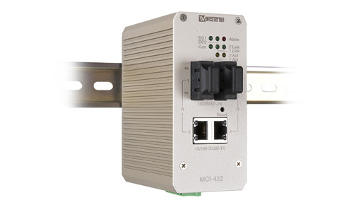 Westermo 2-channel Ethernet to Fibre Media Converter MCI-422.
