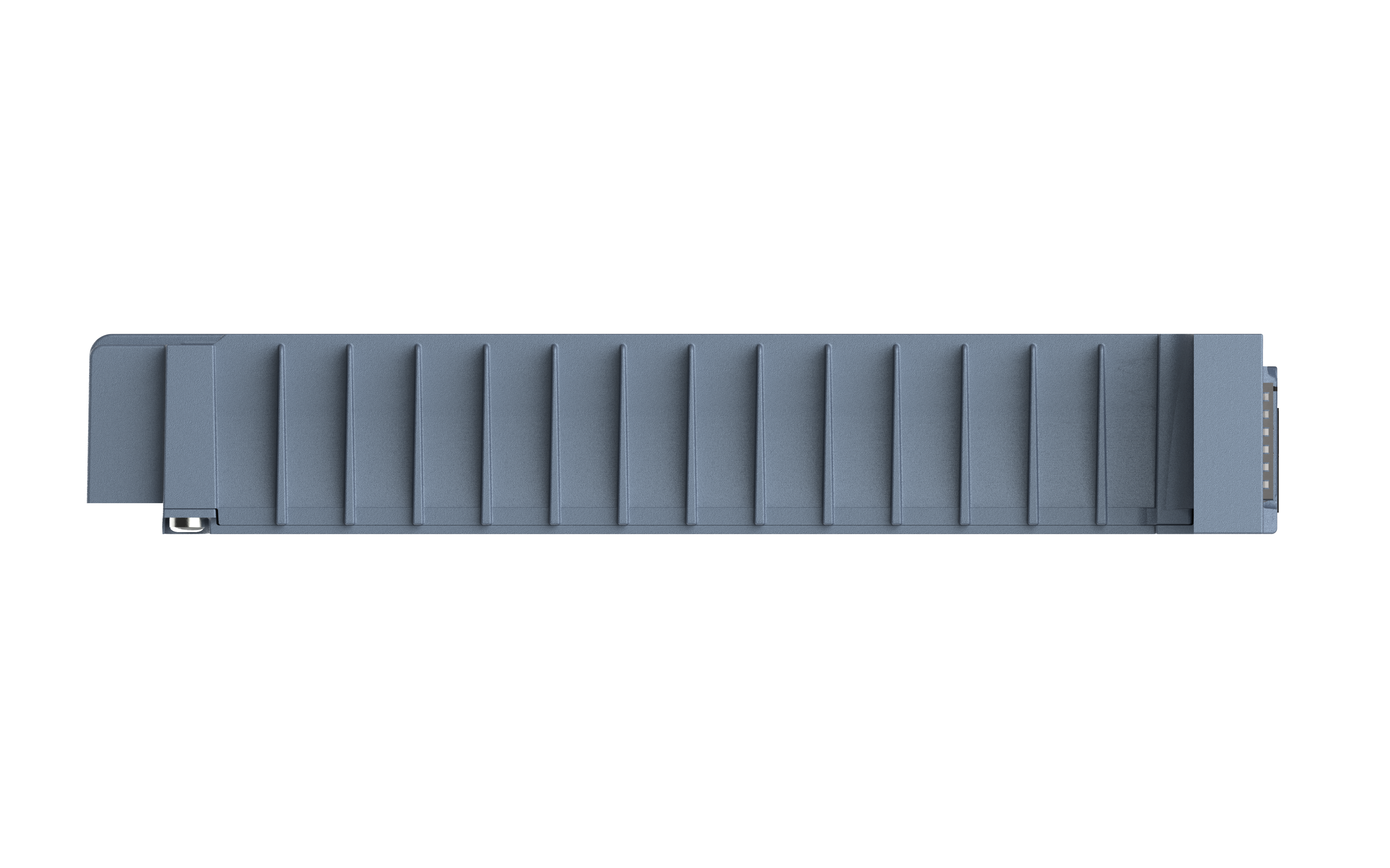 Westermo Industrial Rackmount Switch Redfox-5328 side view.