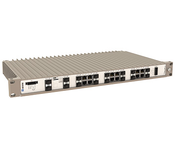 Westermo RedFox-5528-F4G-T24G-LV 19 inch Industrial Rackmount Ethernet Switch.