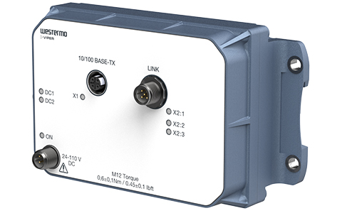 Compact rail EN 50155 approved Ethernet Powerline Bridge by Westermo