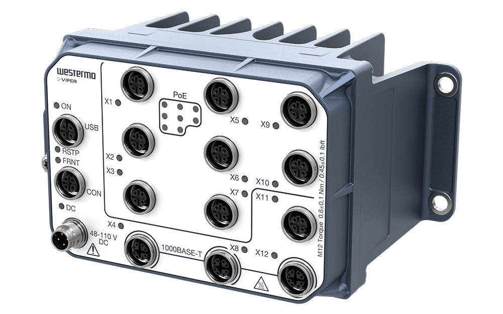 Picture of a Westermo Viper-3512-(E)-T3G-T1-P8-PPC