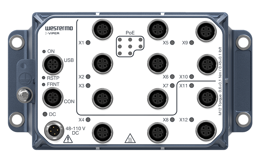 Picture of a Westermo Viper-3512-(E)-T4-P8-PPC