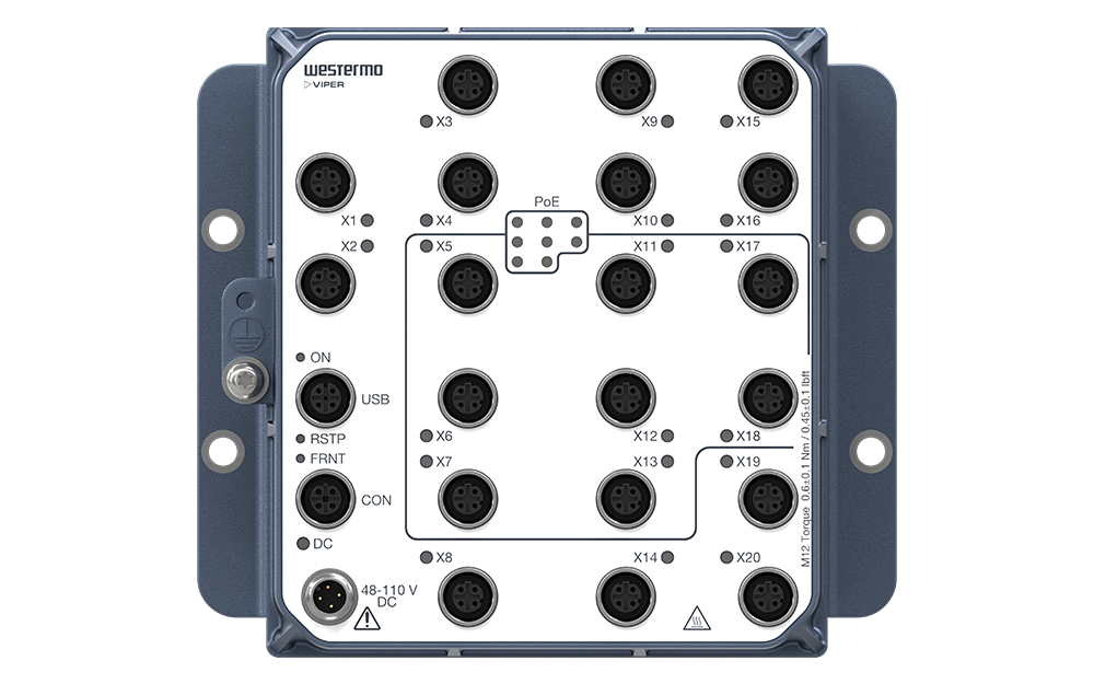 Picture of a Westermo Viper-3520-(E)-T12-P8-PPC
