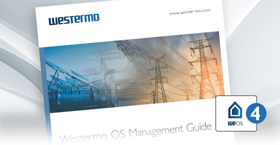 WeOS User & Management Guides ᐅ Westermo