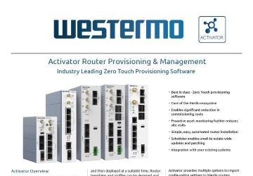 Industrial remote access by Westermo