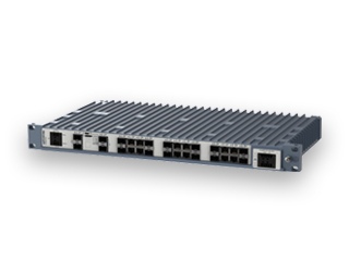 Image of industrial Ethernet rack switch by Westermo