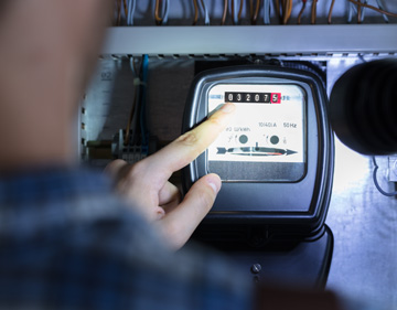 Image symbolizing solution for remote access to industrial power meter