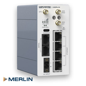 Merlin 4400 cellular router for remote access applications