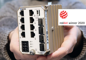 Westermo Lynx 5512 Red Dot winner.