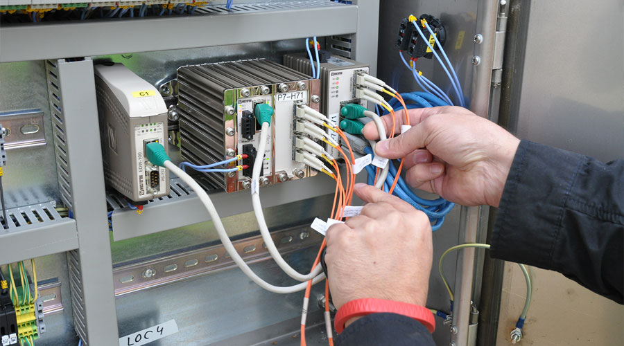 Westermo switches in solar plant control system