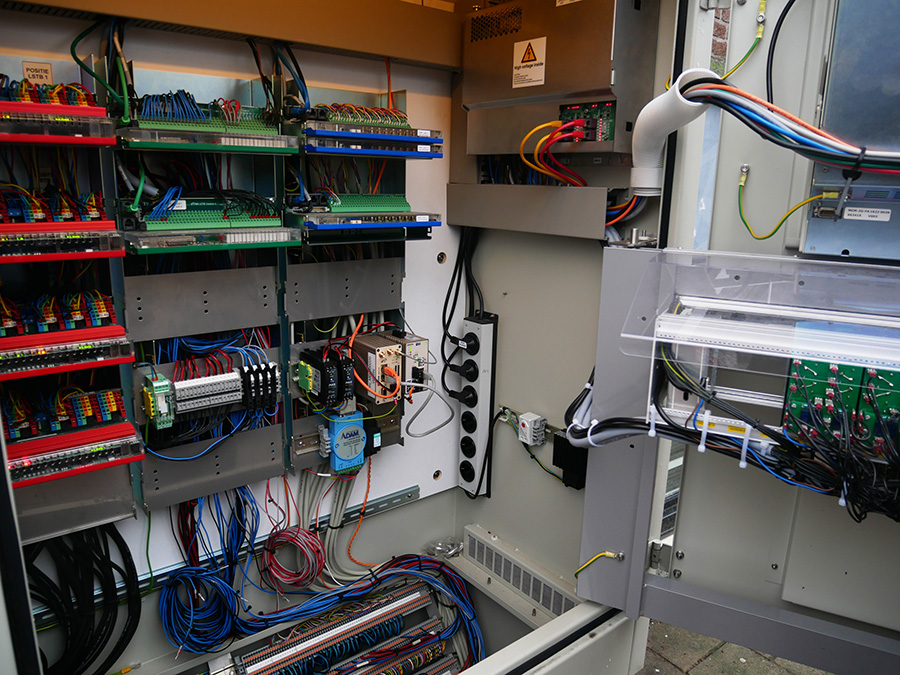 Traffic control cabinet in Amsterdam equipped with Westermo technology.