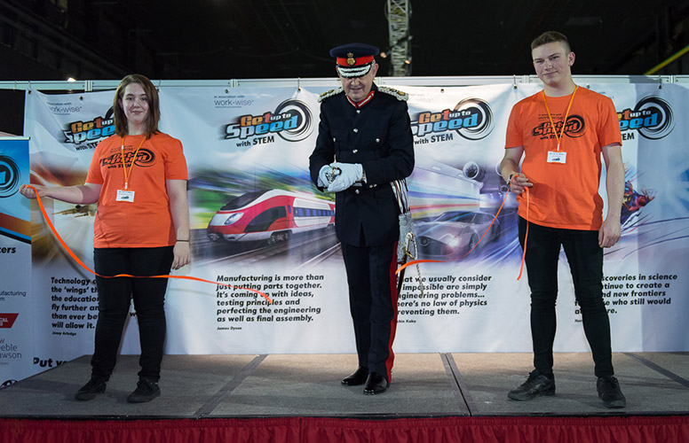 Opening ceremony at Get Up to Speed with STEM 2018.